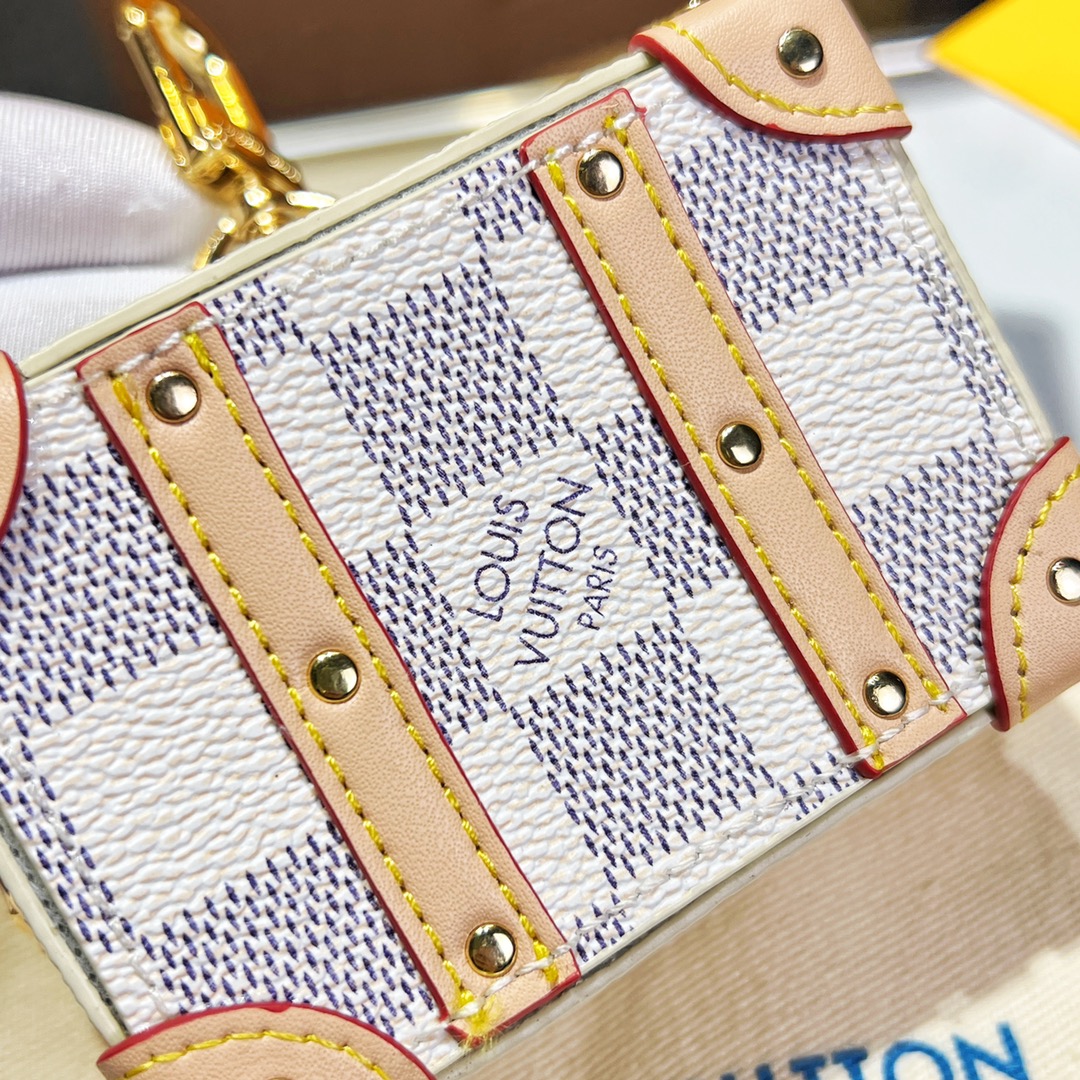 Louis Vuitton Micro Bag Leather Keychain Pendant Accessories