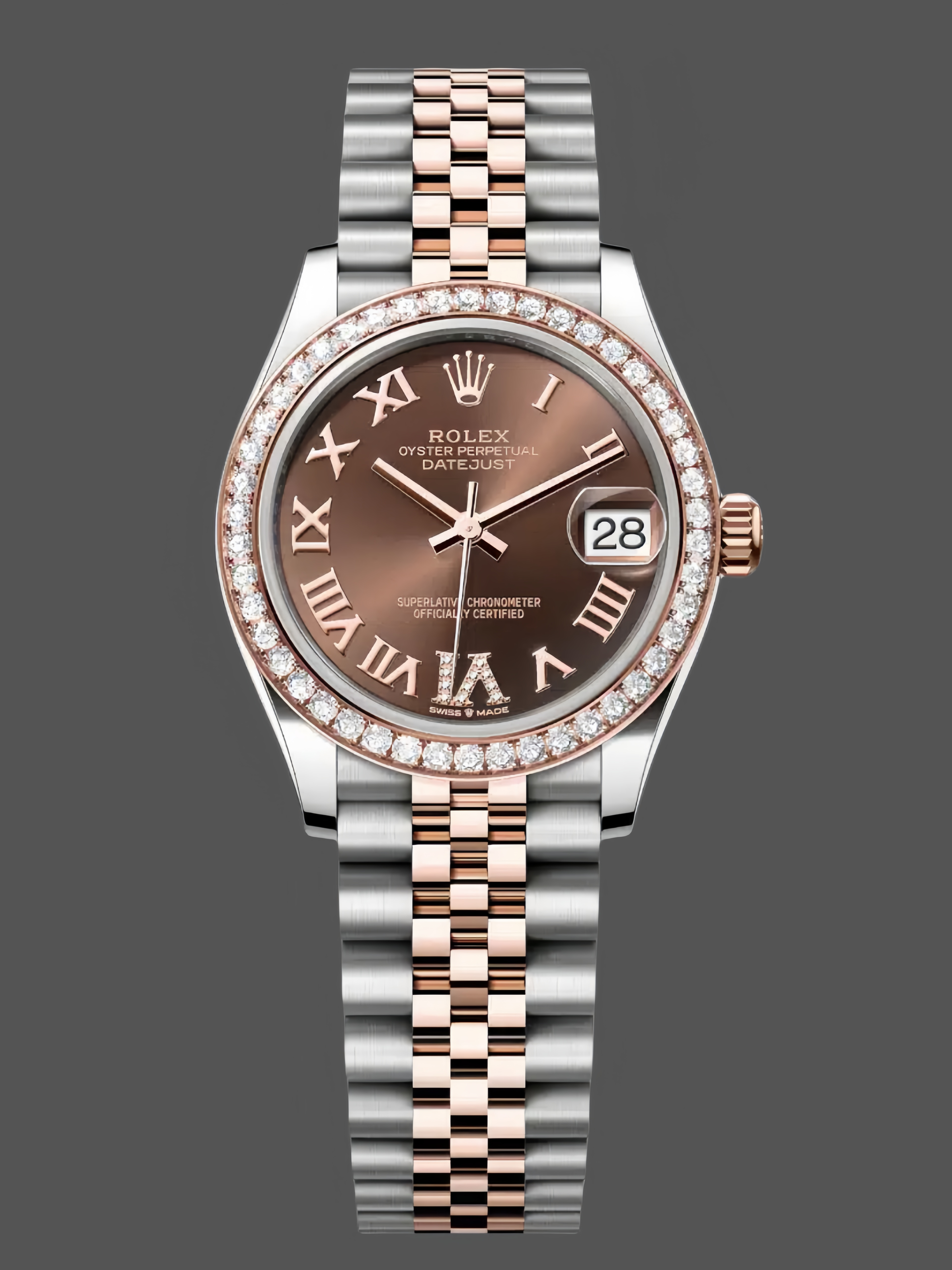 Rolex Datejust 278381RBR 0006 Chocolate Dial 31mm Women's Watch