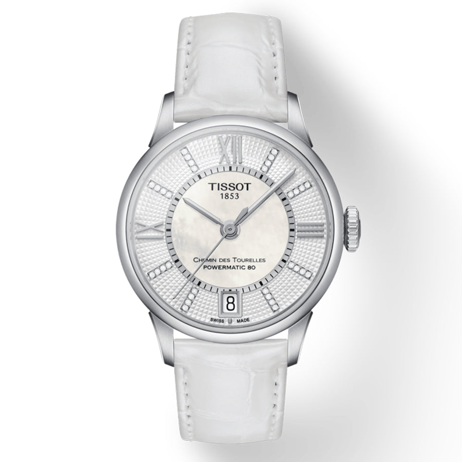 TISSOT WATCH CHEMIN DES TOURELLES POWERMATIC 80 LADY T0992071611600