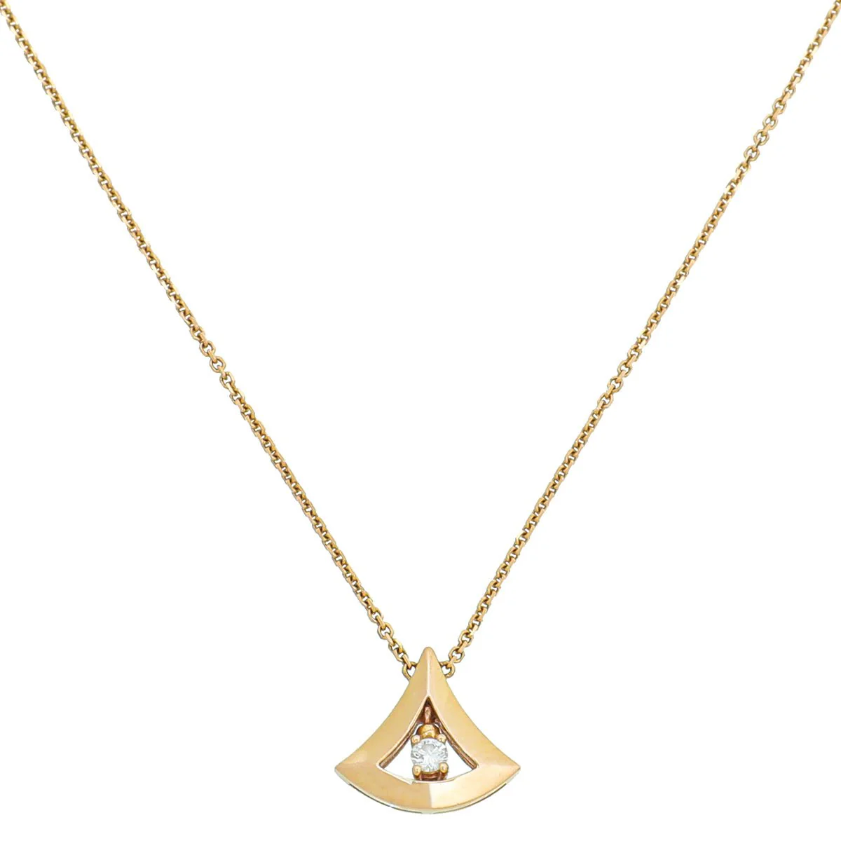 Bvlgari 18K Rose Gold Diamond Diva's Dream Necklace