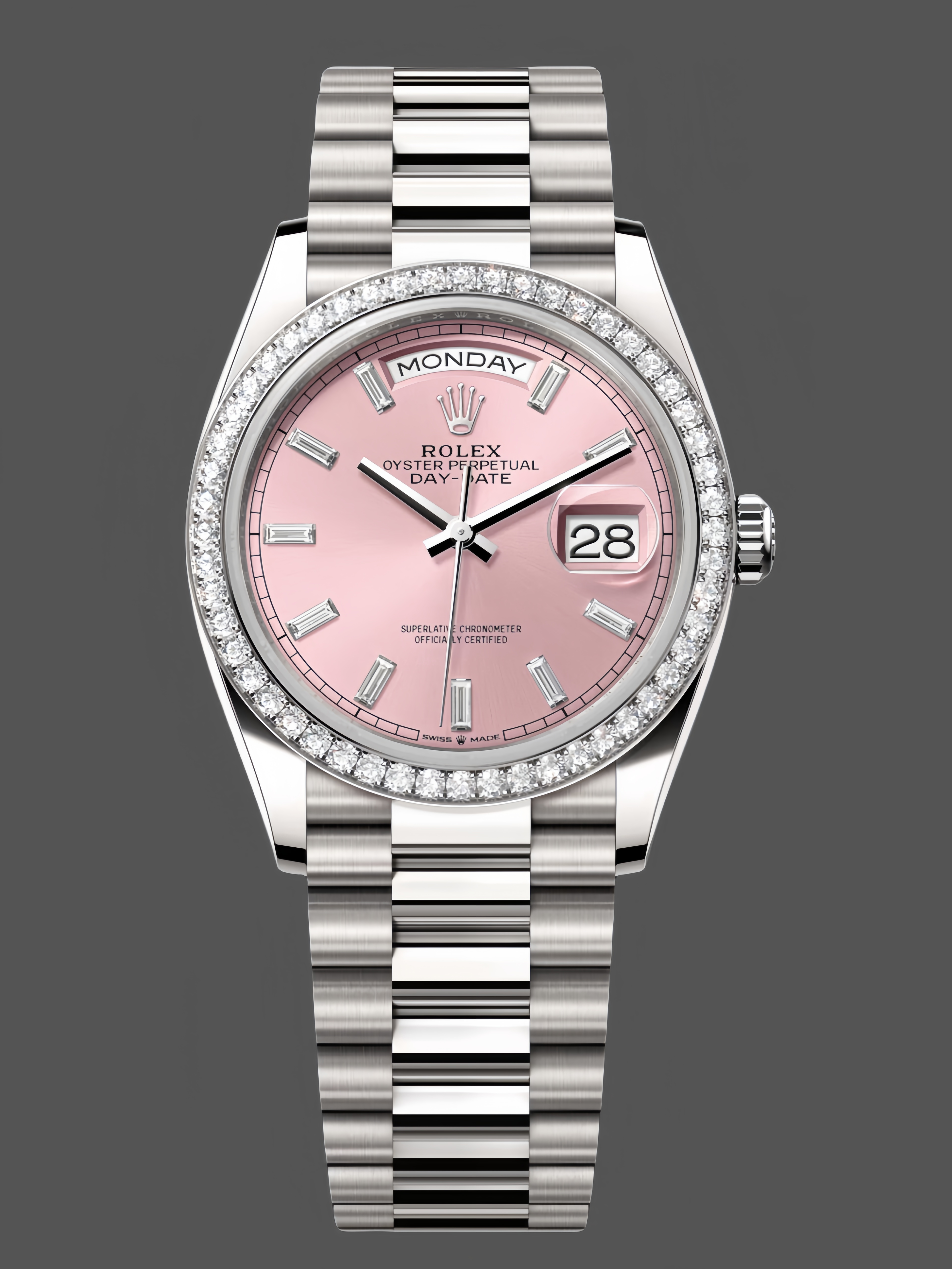 Rolex Day Date President 36mm White Gold President Bracelet 128349rbr 0053