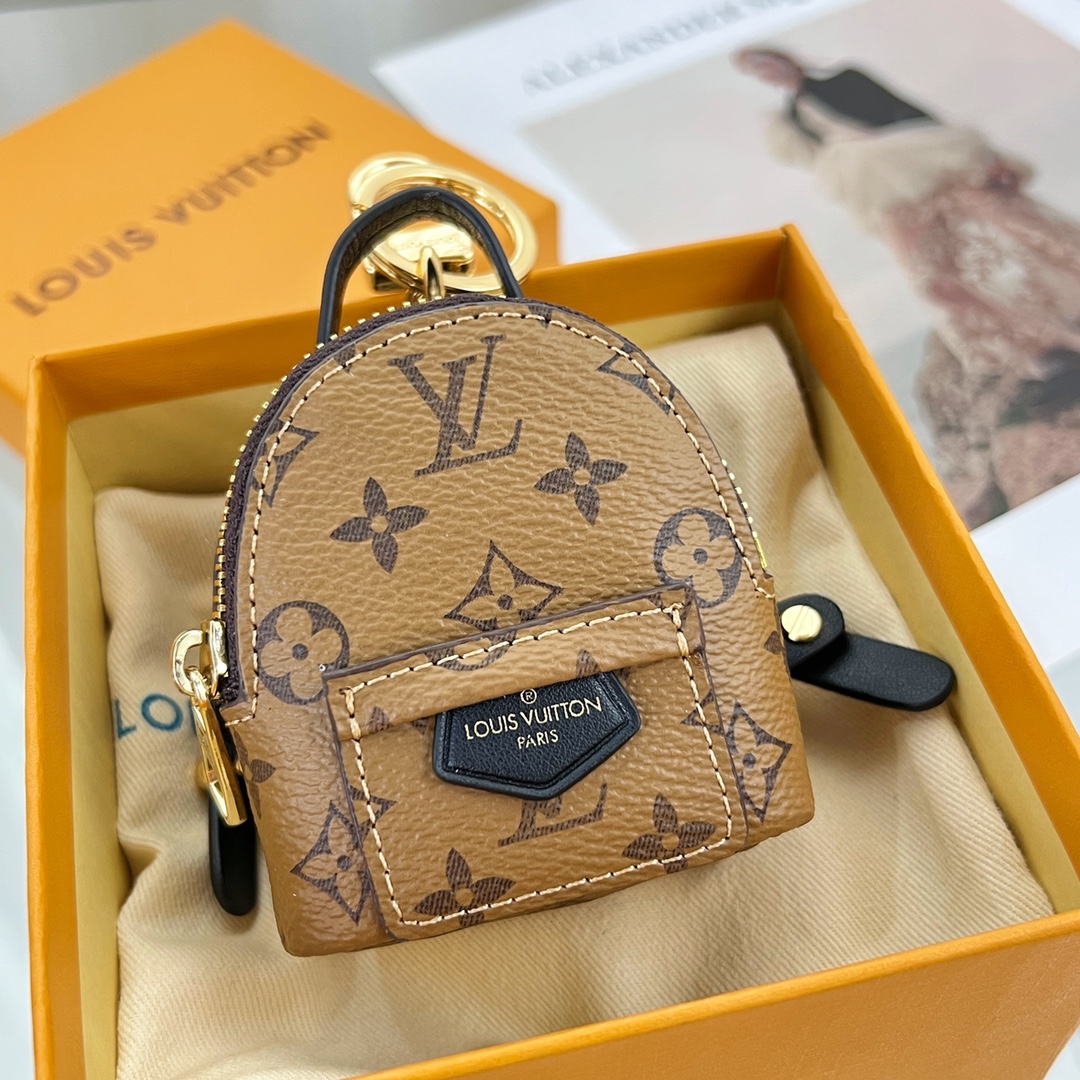 Louis Vuitton Micro Bag Leather Keychain Pendant Accessories