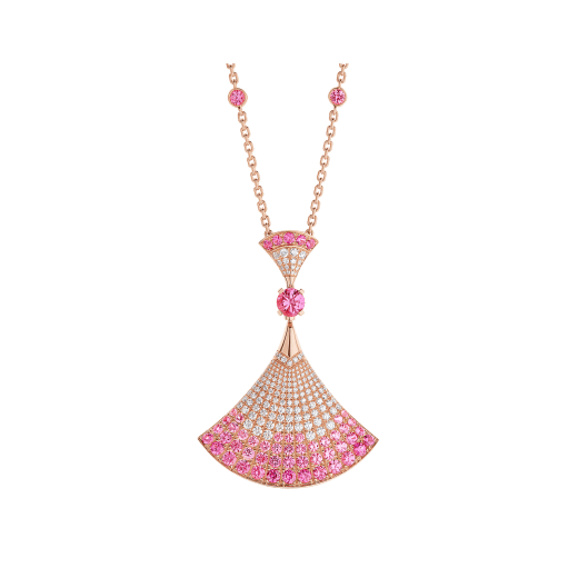 BVLGARI DREAM NECKLACE Dupe, Pink Diamonds, Rose Gold
