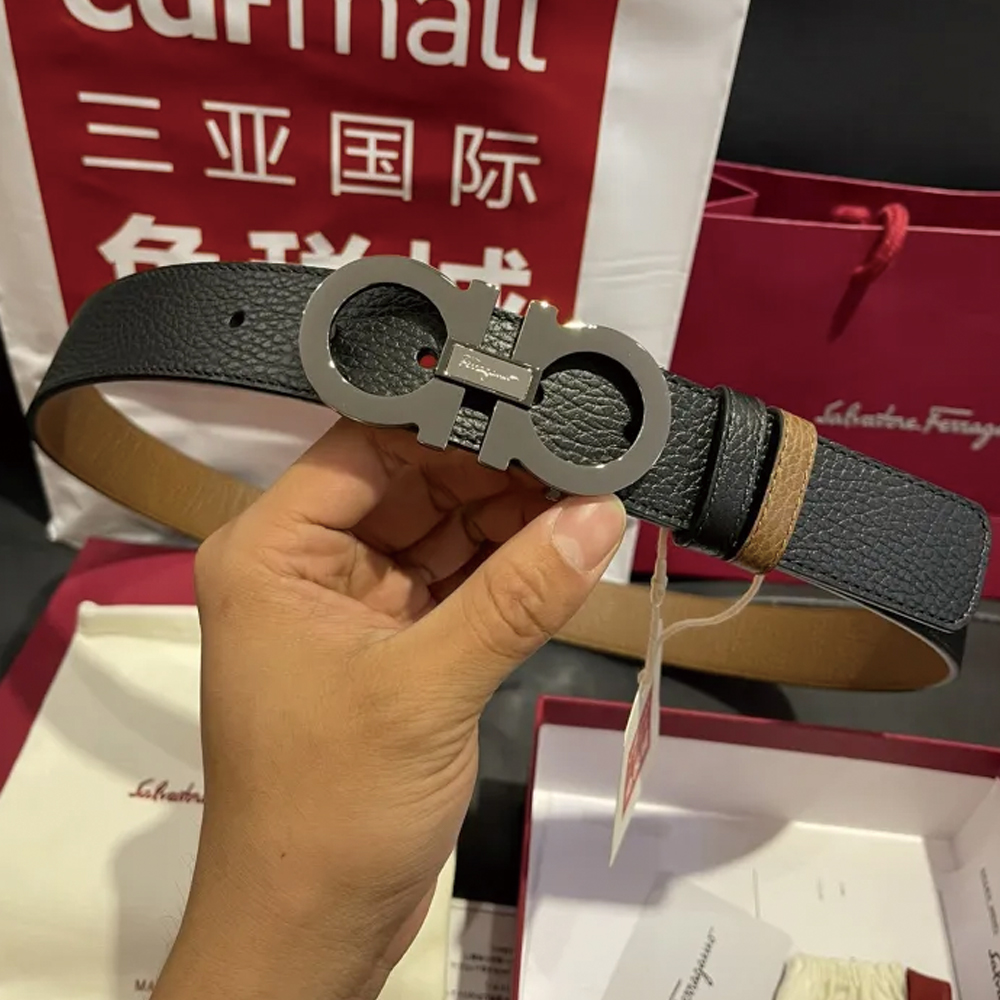 FERRAGAMO Belt 002 22PJ081 3.5cm