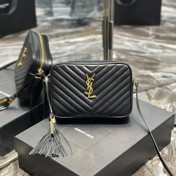 YSL LOU CAMERA BAG IN QUILTED LEATHER