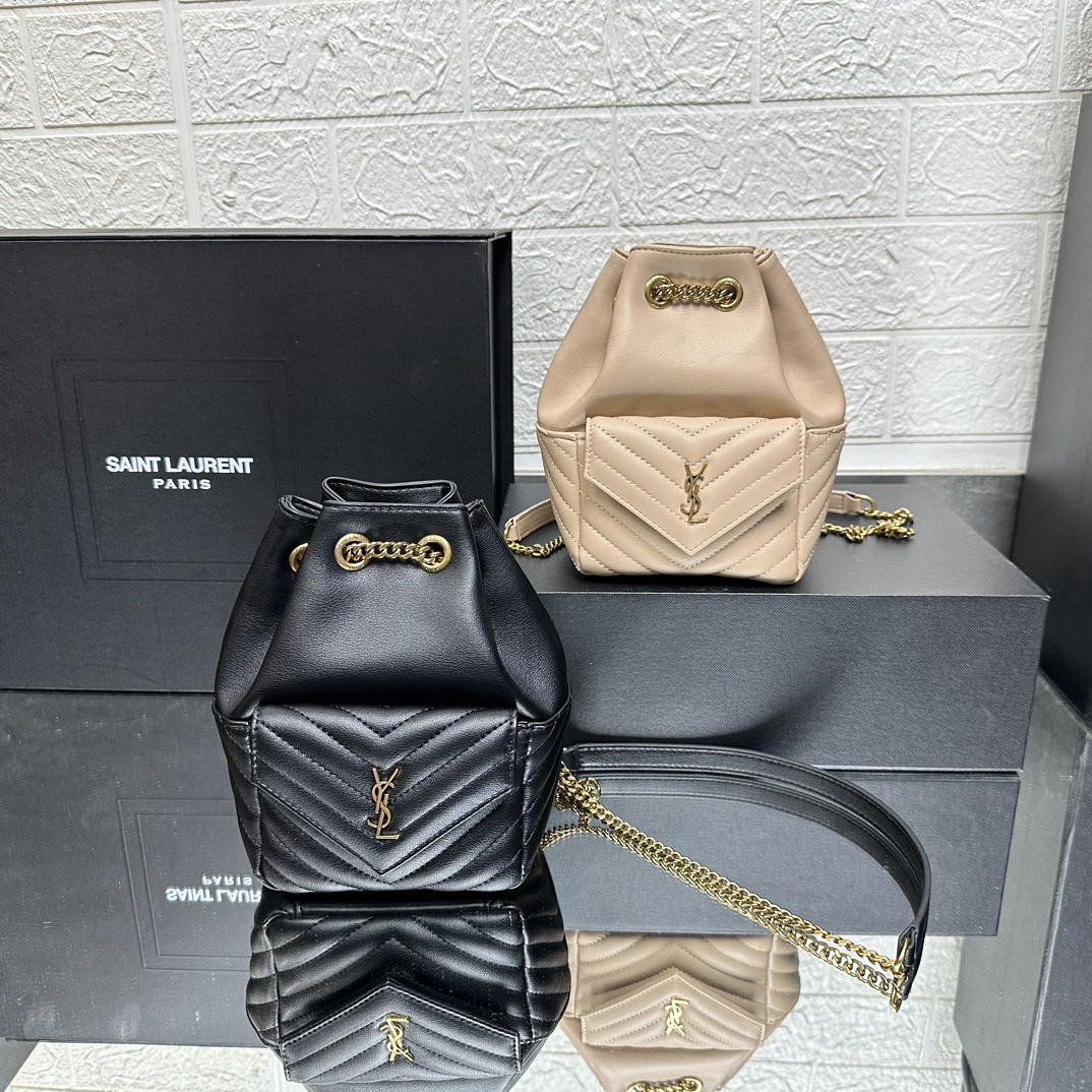 YSL Joe Mini Bucket Bag 701632 LM071 19cm