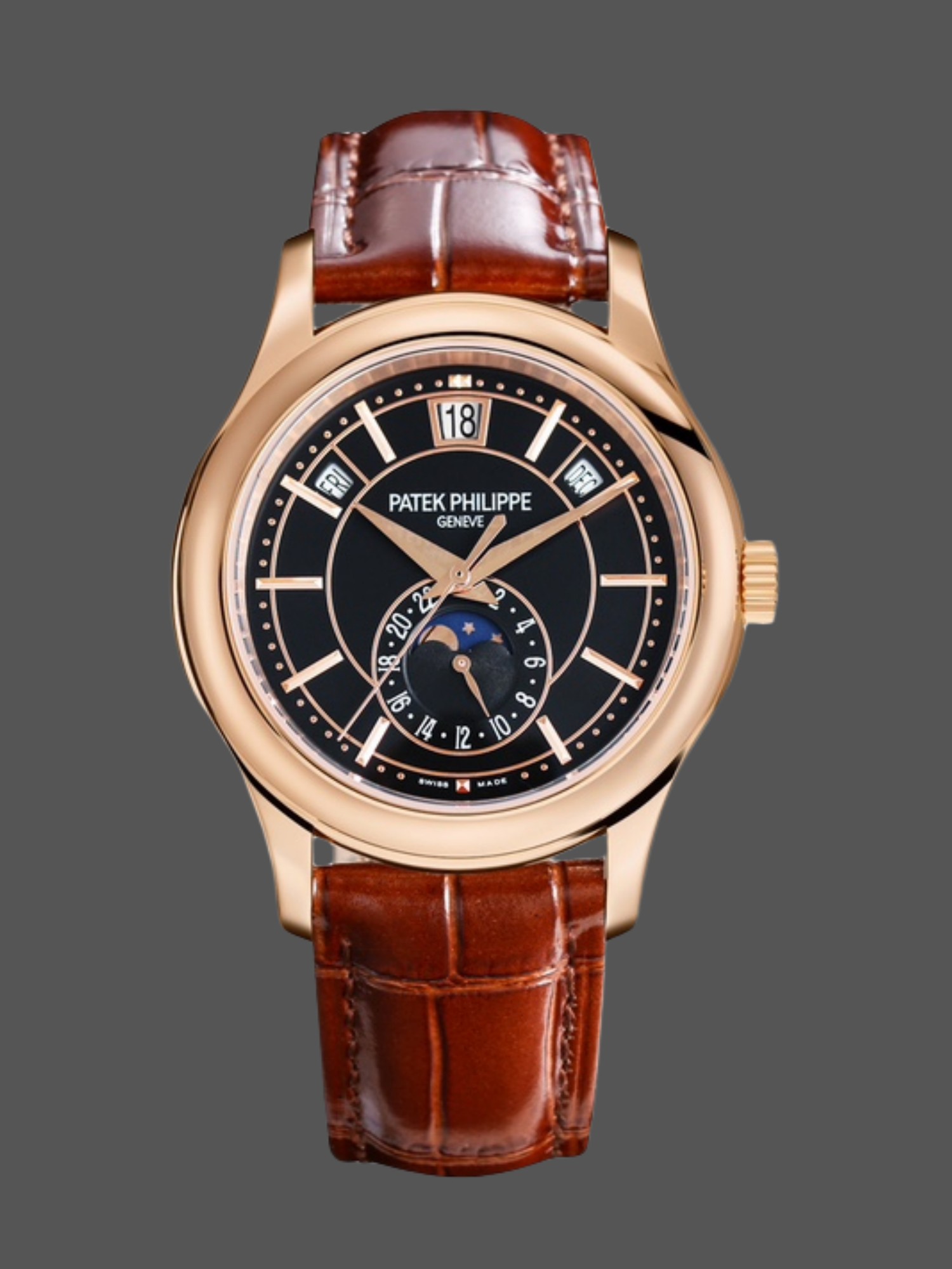 Replica Patek Philippe Complications Rose Gold 5205R 011 40mm Mens Watch