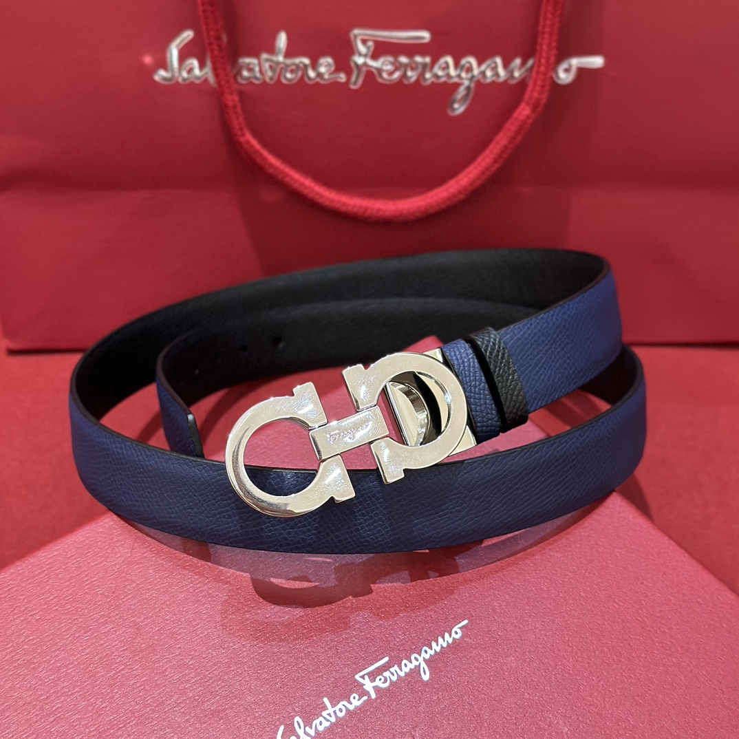 FERRAGAMO Belt 004 22PJ081 2.5cm