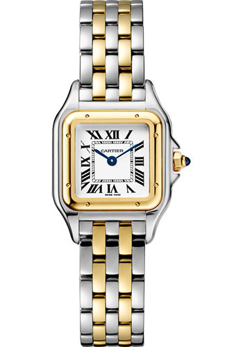 Cartier Panth猫re Stainless Steel & 18K Yellow Gold Small Model Ladies Watch, W2PN0006