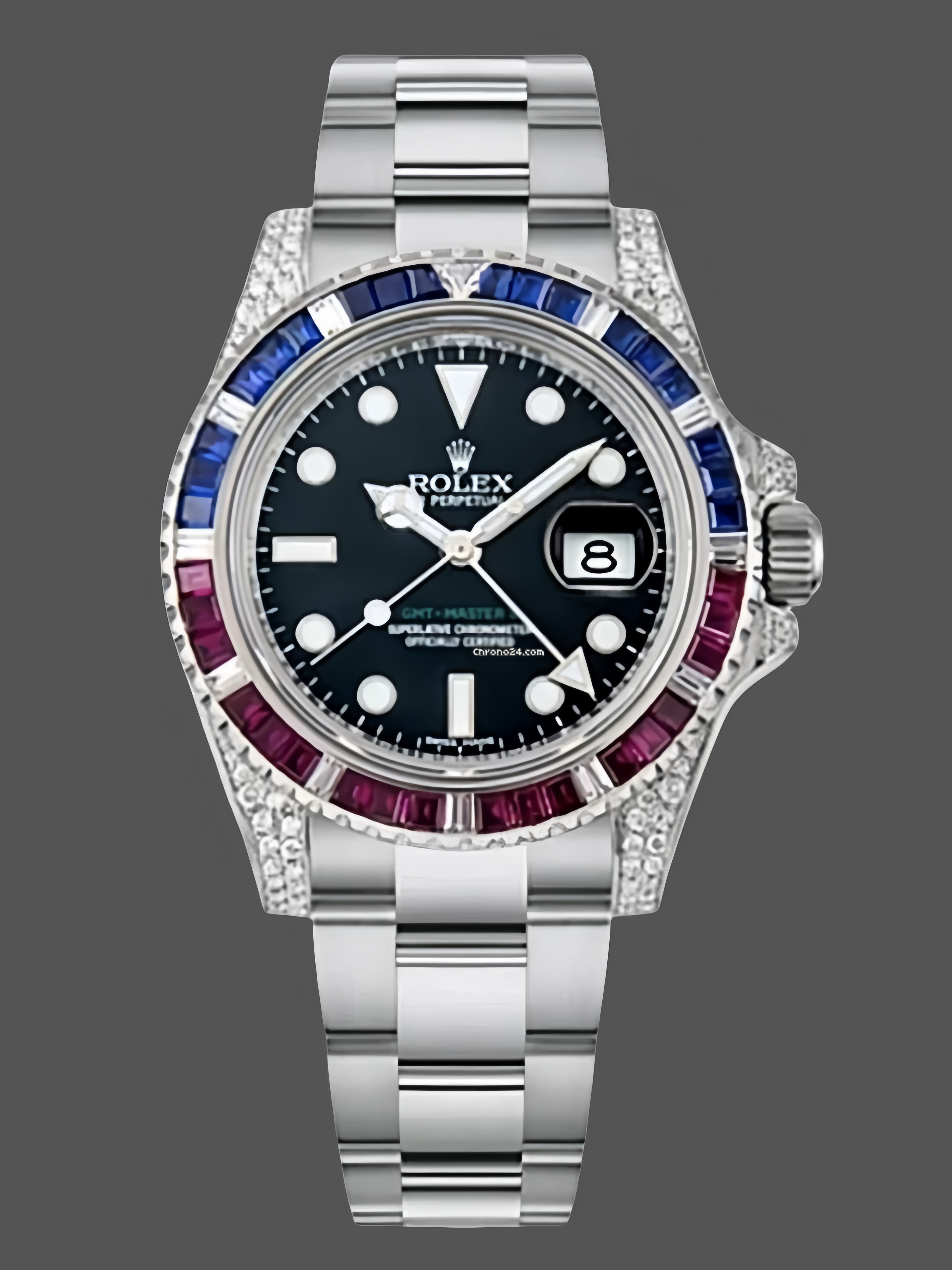 Rolex GMT Master II 116759SA Black Dial 40mm Mens Replica Watch