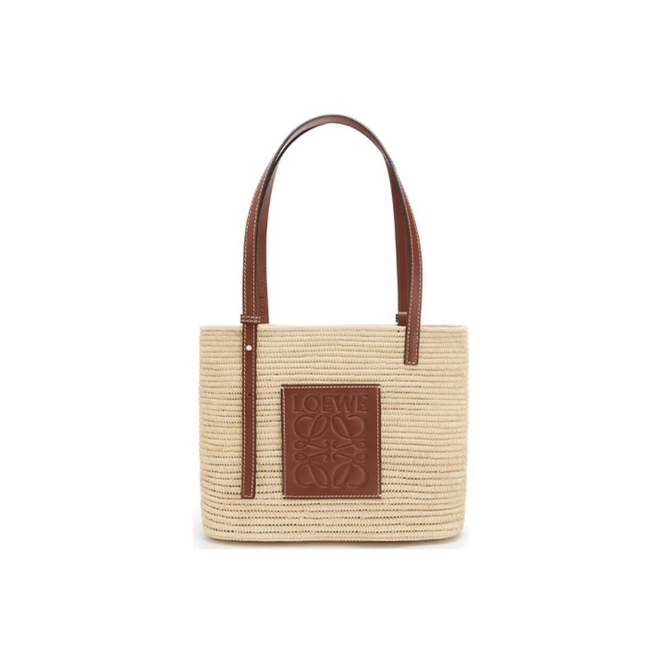 Loewe Basket Woven Square Tote Bag Handbag(Replica)