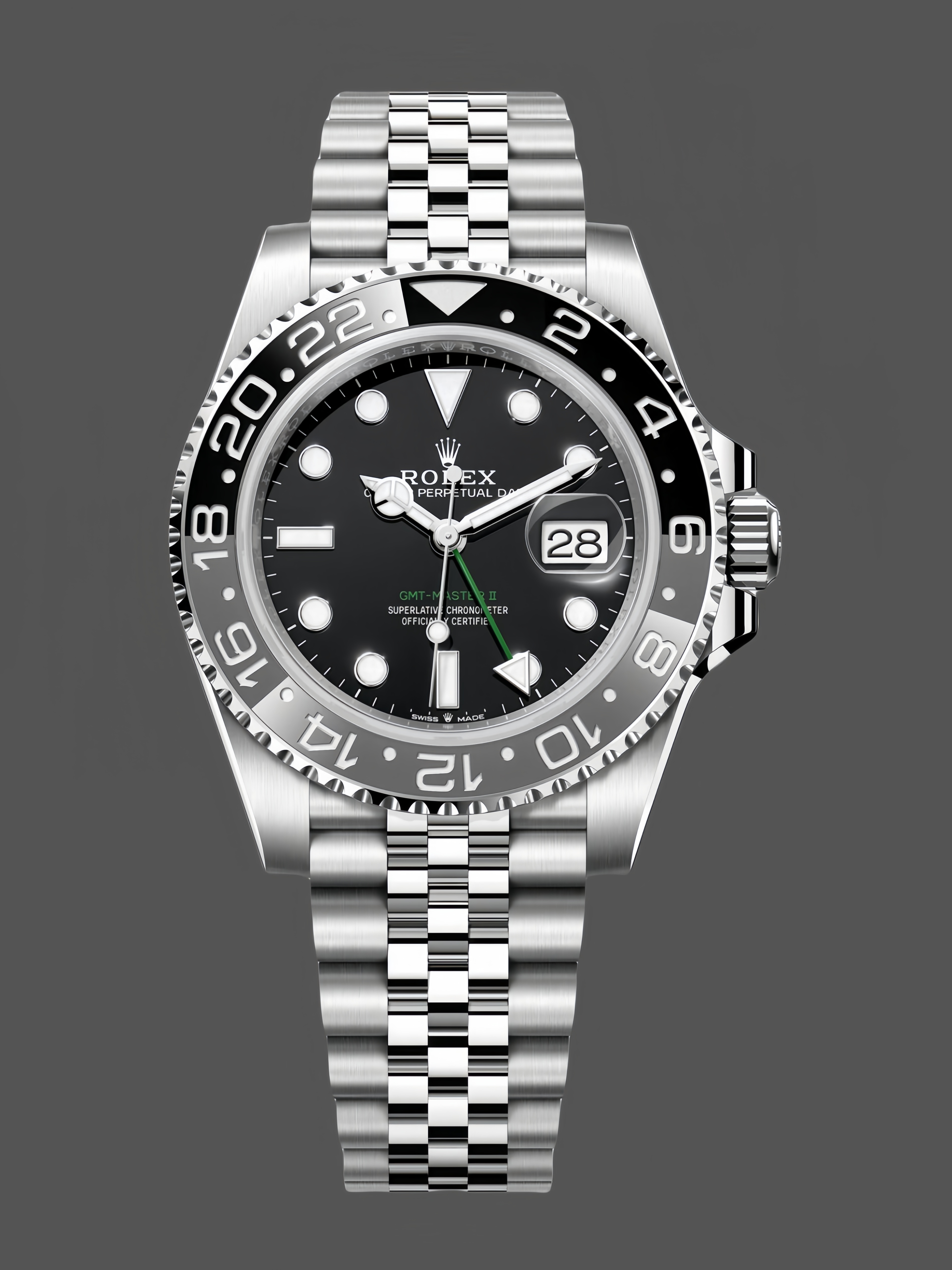 Rolex Gmt Master II Automatic Black Dial M126710GRNR 0003 40mm