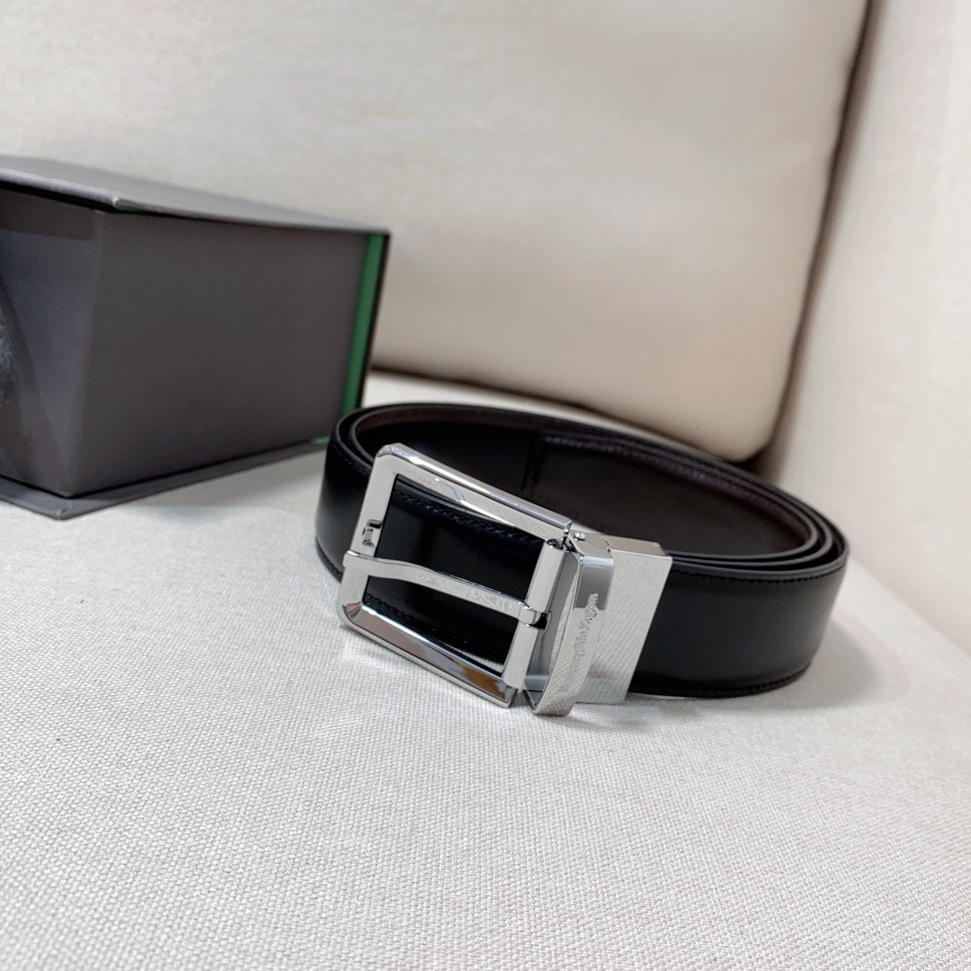 ZEGNA Belt 001 22PJ061 3.5cm