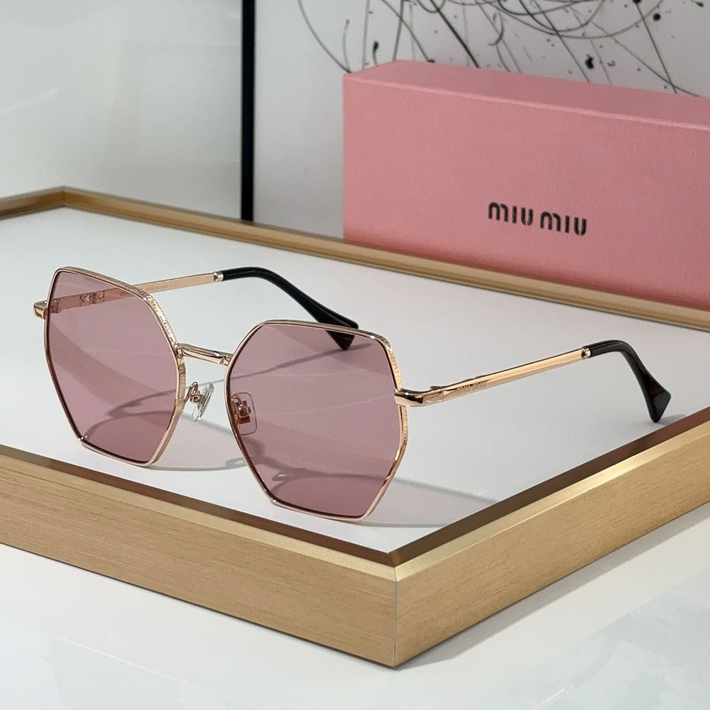 Miumiu Polygon slim Frame Sunglasses Top quality 锛�Replica锛�
