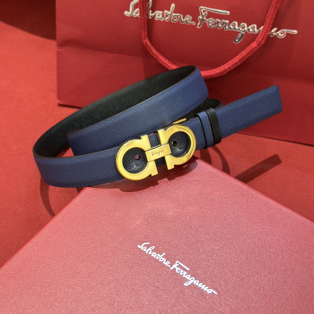 FERRAGAMO Belt 005 22PJ081 2.5cm