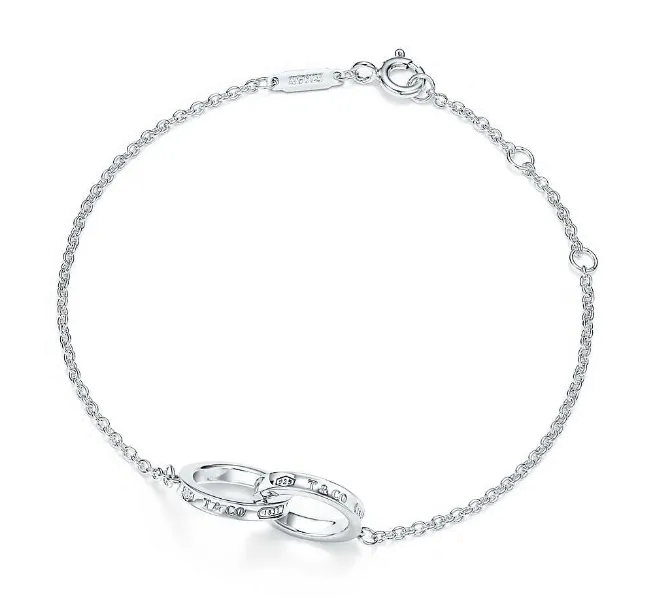 Tiffany 1837 Interlocking Circles Pendant Necklace Bracelet Jewelry Valentine Gift GRP02386/35505903