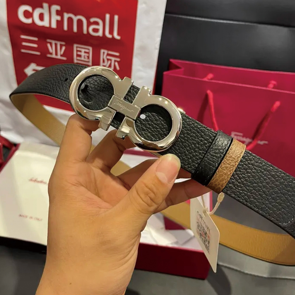 FERRAGAMO Belt 002 22PJ081 3.5cm