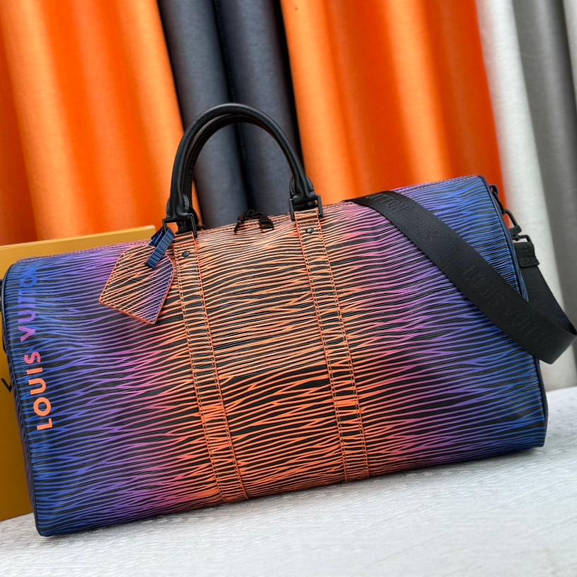 Louis Vuitton Keepall Bandouli猫re 50 Travel Bag M23174 M41416 Epi Soft XL