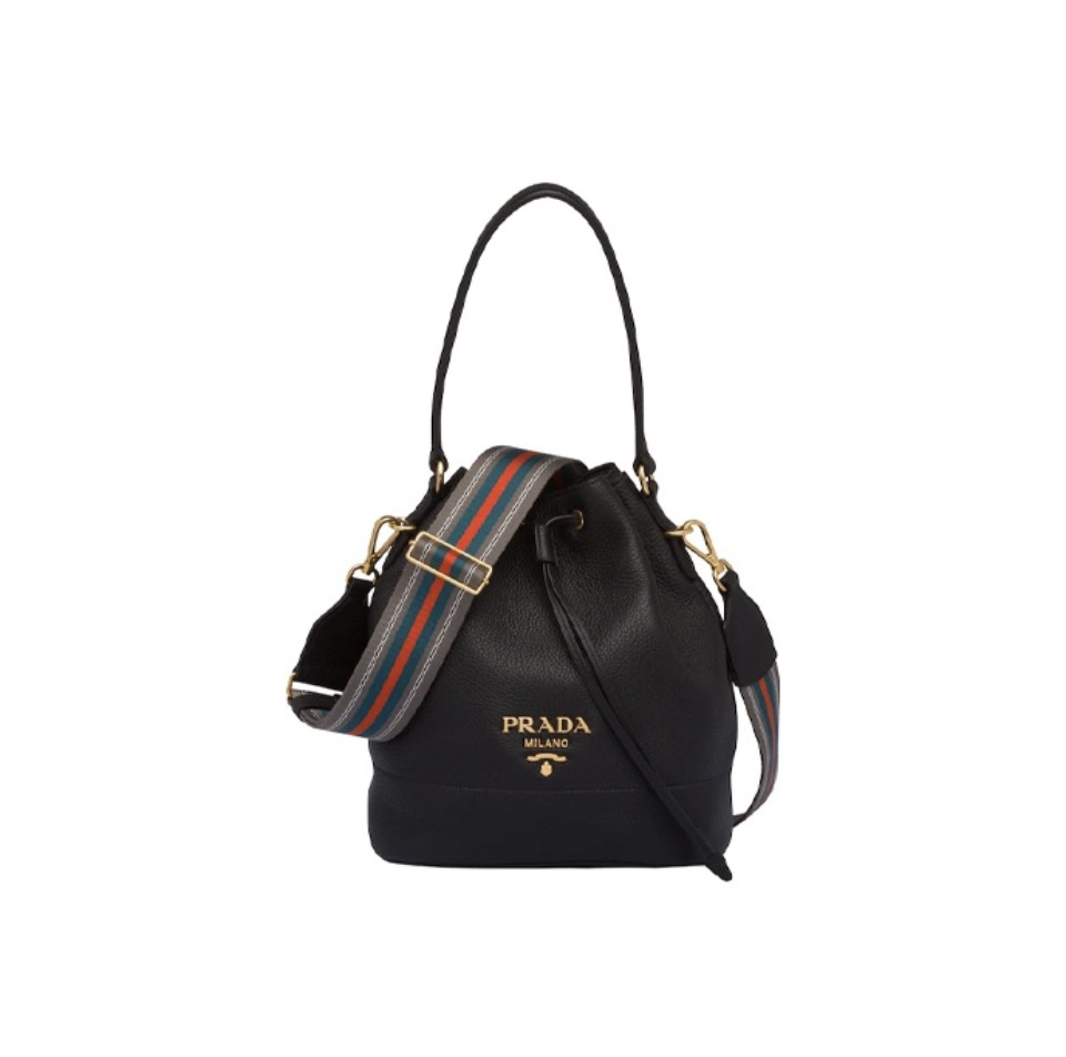 Prada Drawstring Cowhide Shoulder Bag Handbag（Replica）