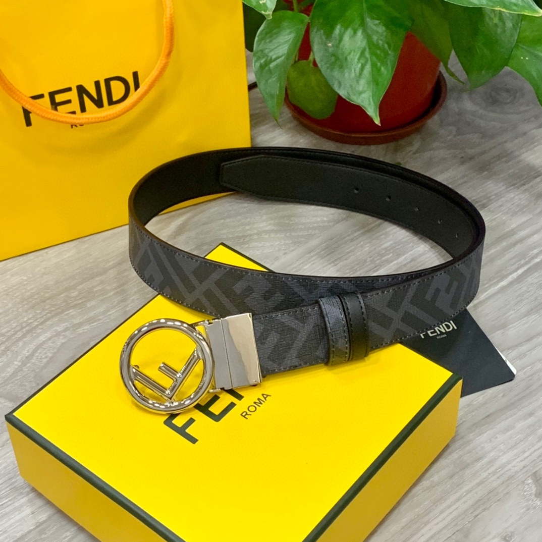 Fendi Leather Belts 1:1 Mirror Version