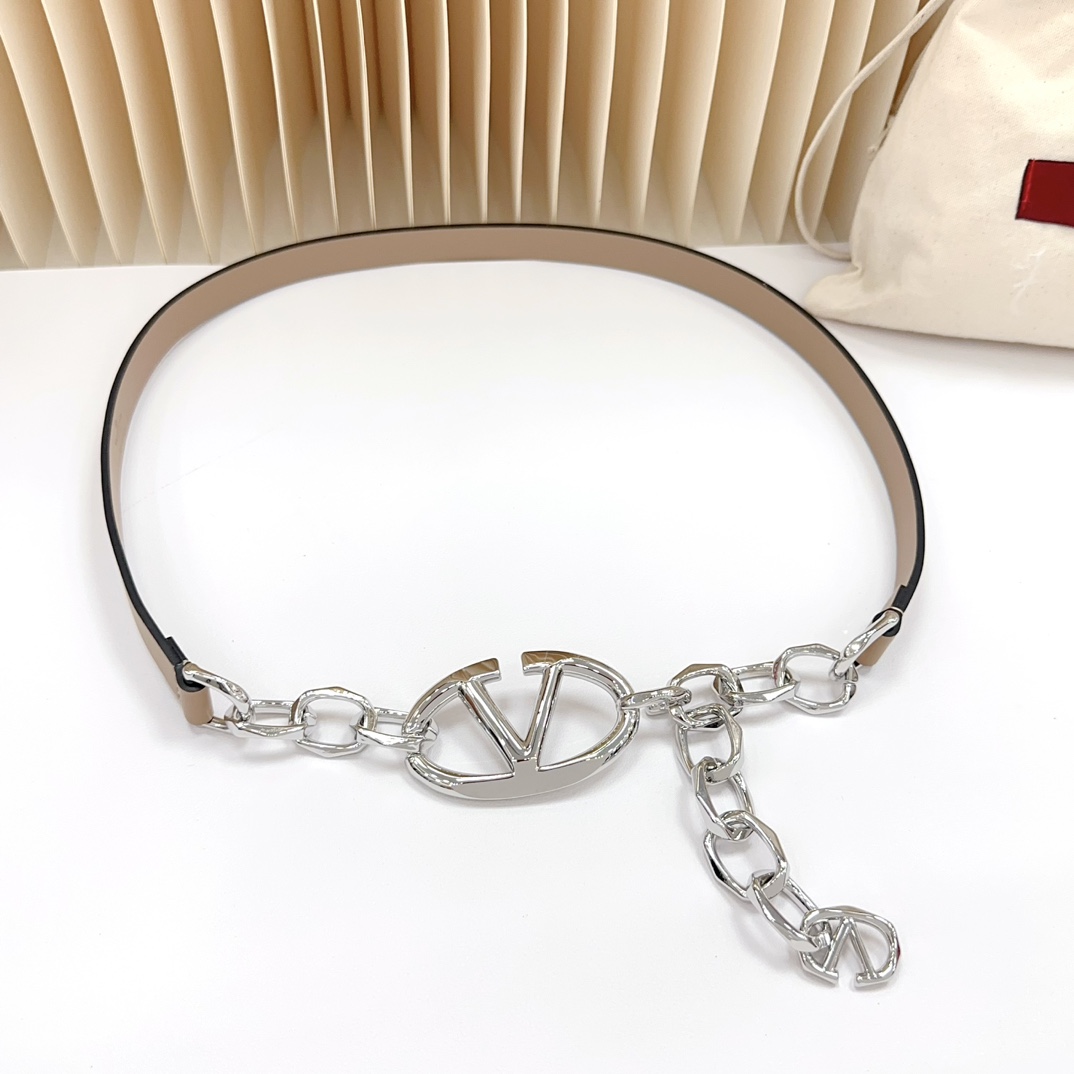 Valentino Leather Belts 1:1 Mirror Version