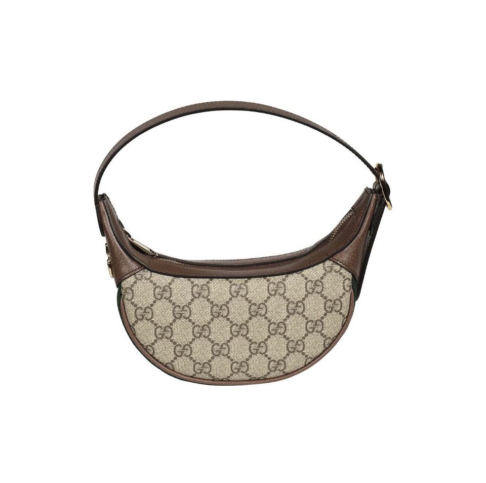 Gucci Ophidia Canvas&Leather Shoulder Bags Handbag (7A Replica)