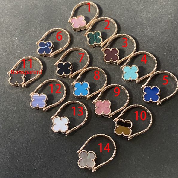 Van Cleef Clover Ring Dupe, Available in a variety of colors