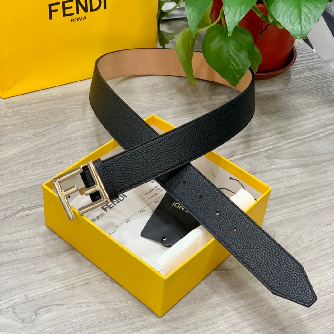 Fendi Leather Belts 1:1 Mirror Version