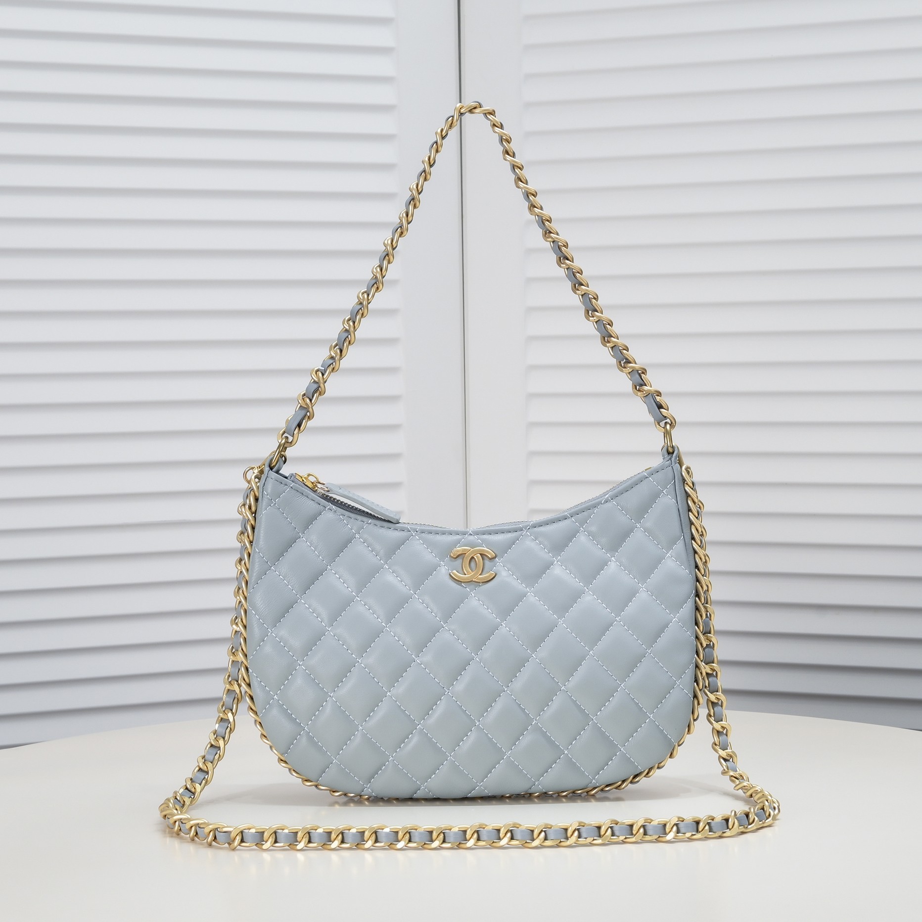 Chanel 23B Hobo Shoulder Bag Handbag