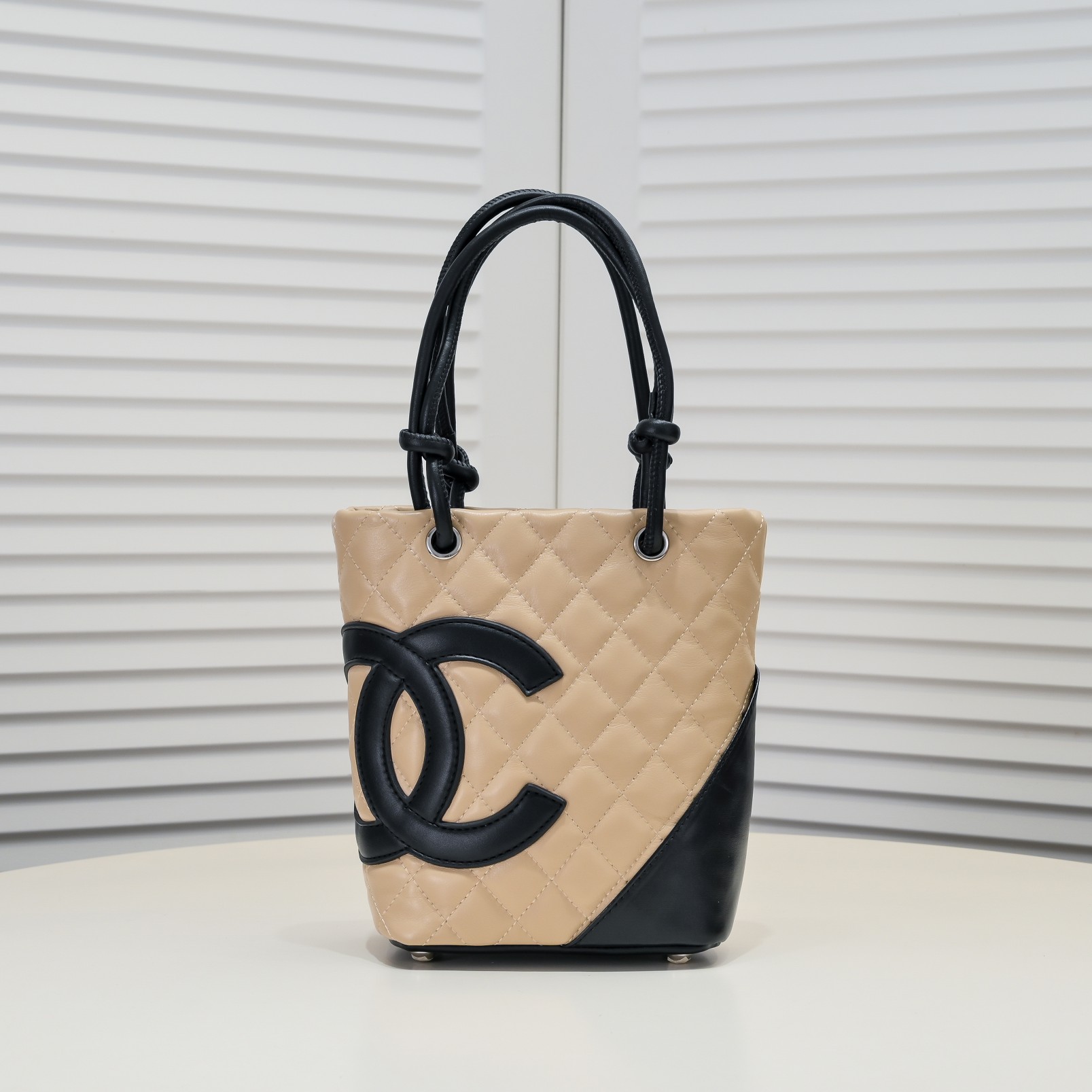 Chanel Ligne Cambon Mini Vintagep Shoulder Bag Handbag