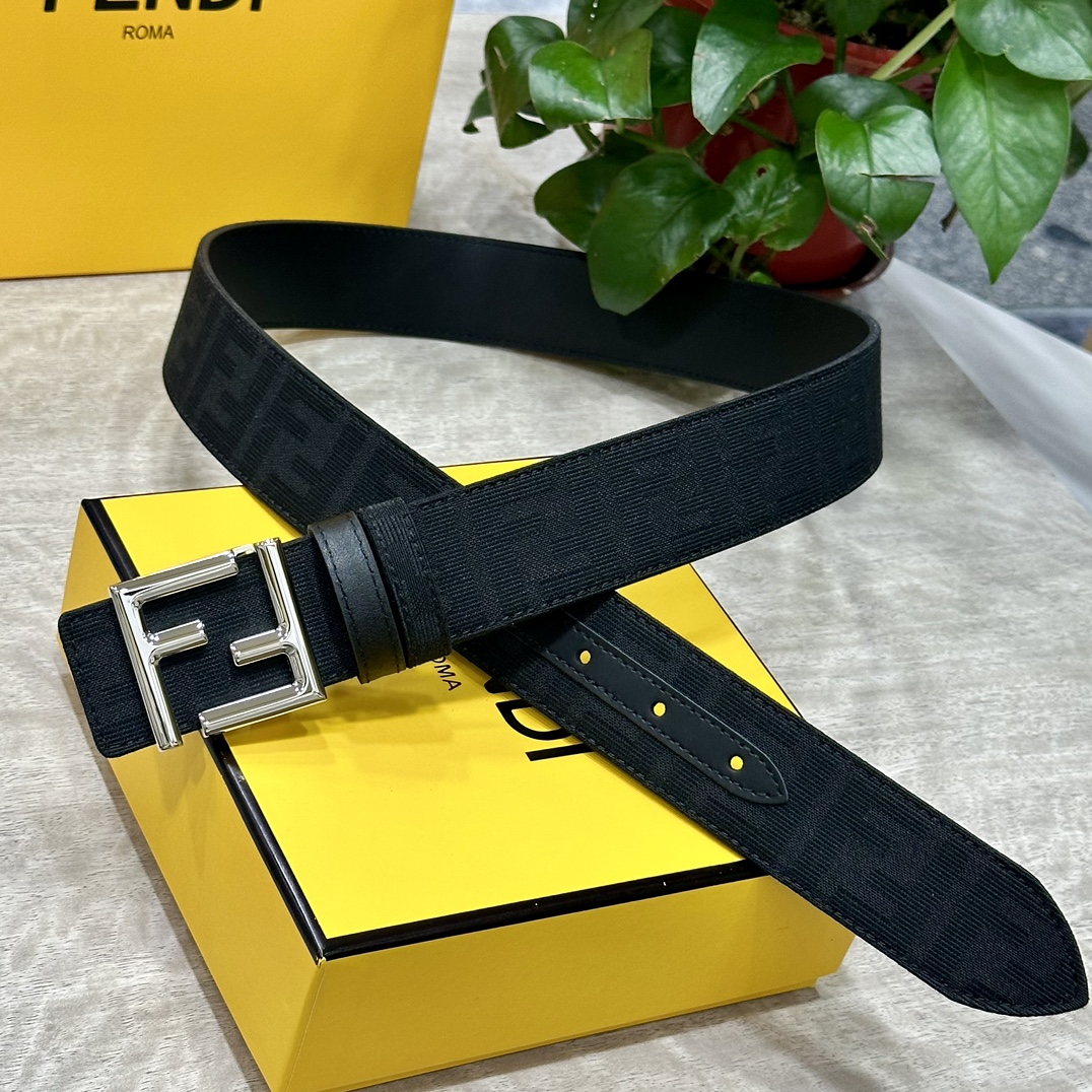 Fendi Leather Belts 1:1 Mirror Version