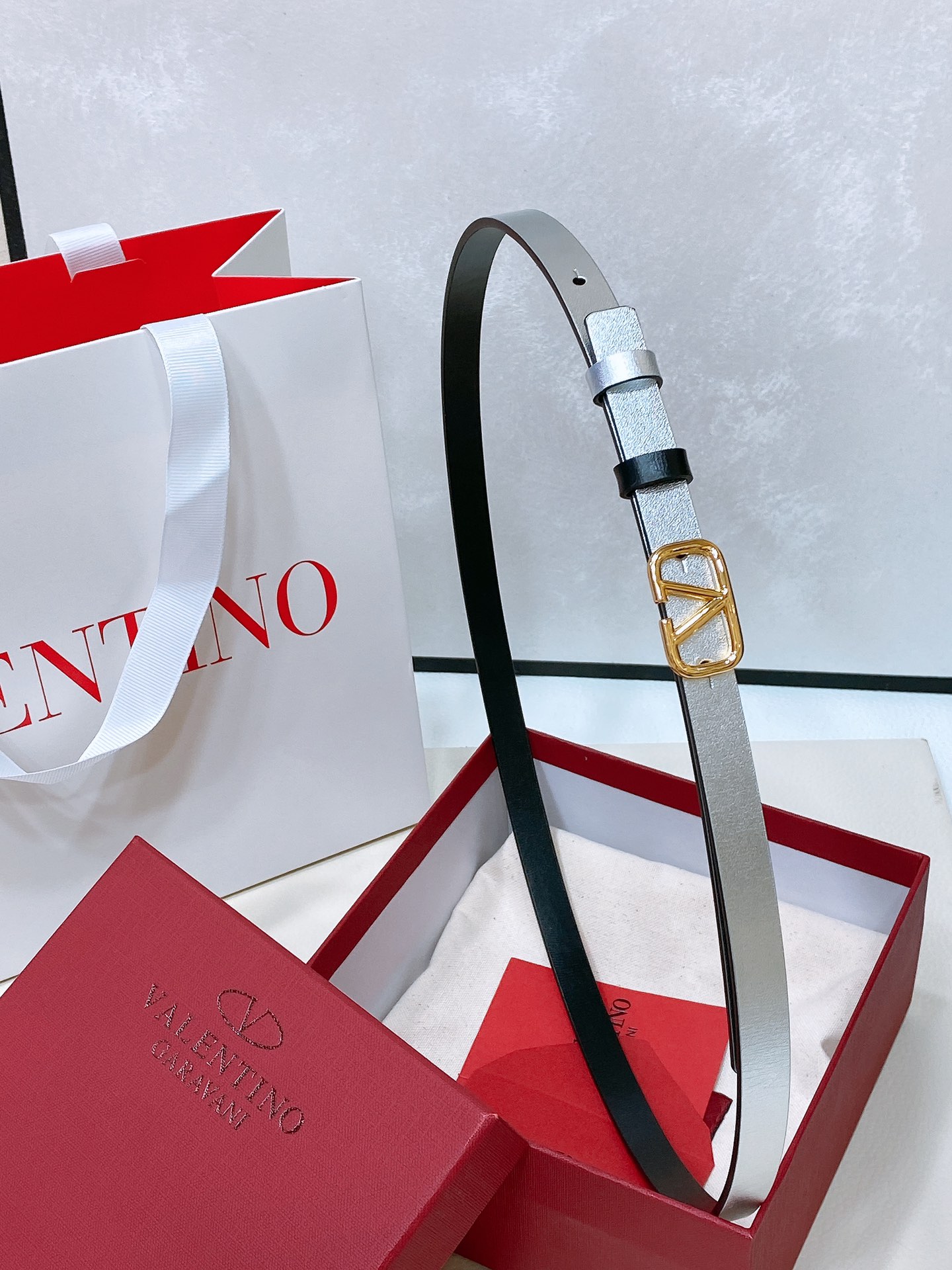 Valentino Leather Belts 1:1 Mirror Version