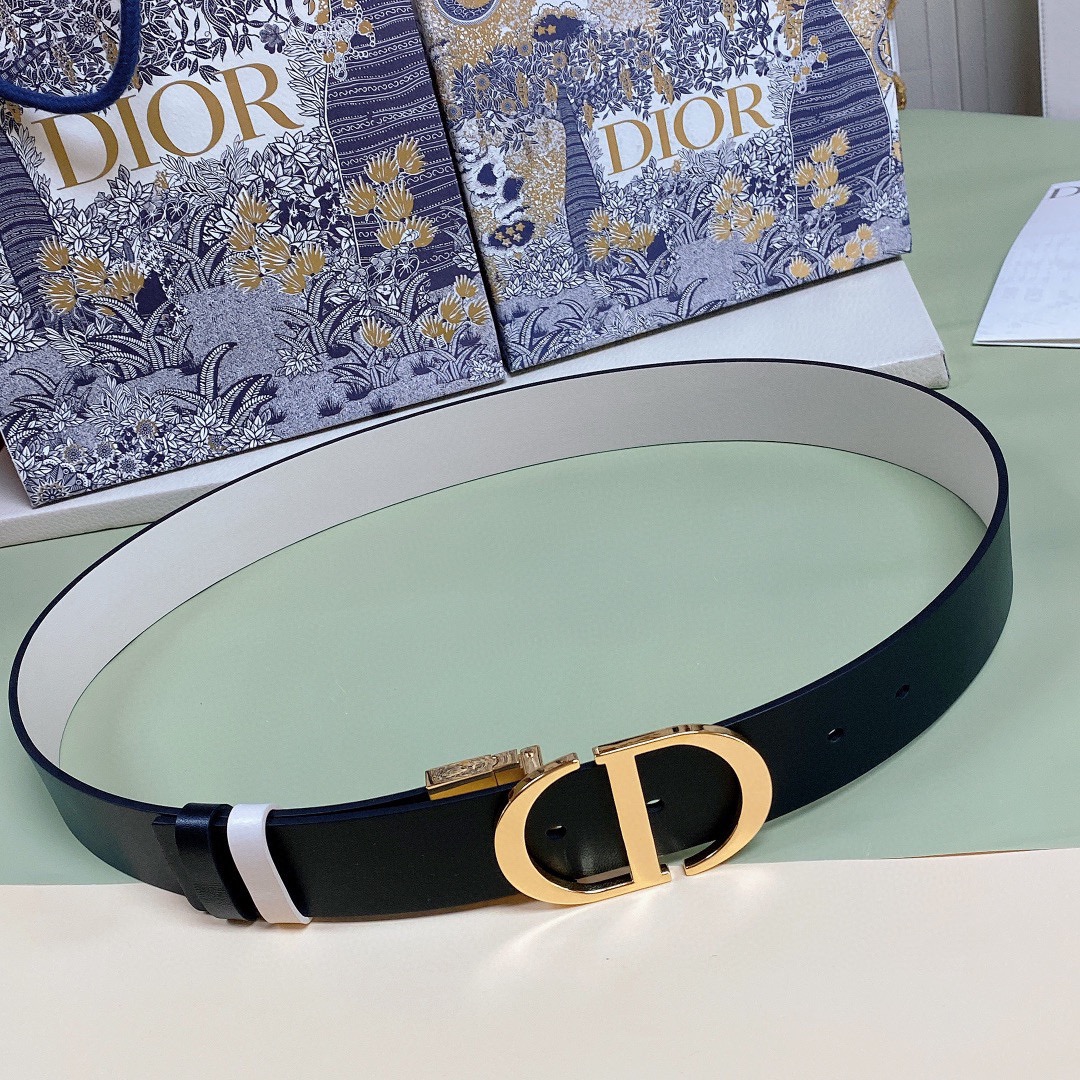Dior Leather Belts 1:1 Mirror Version