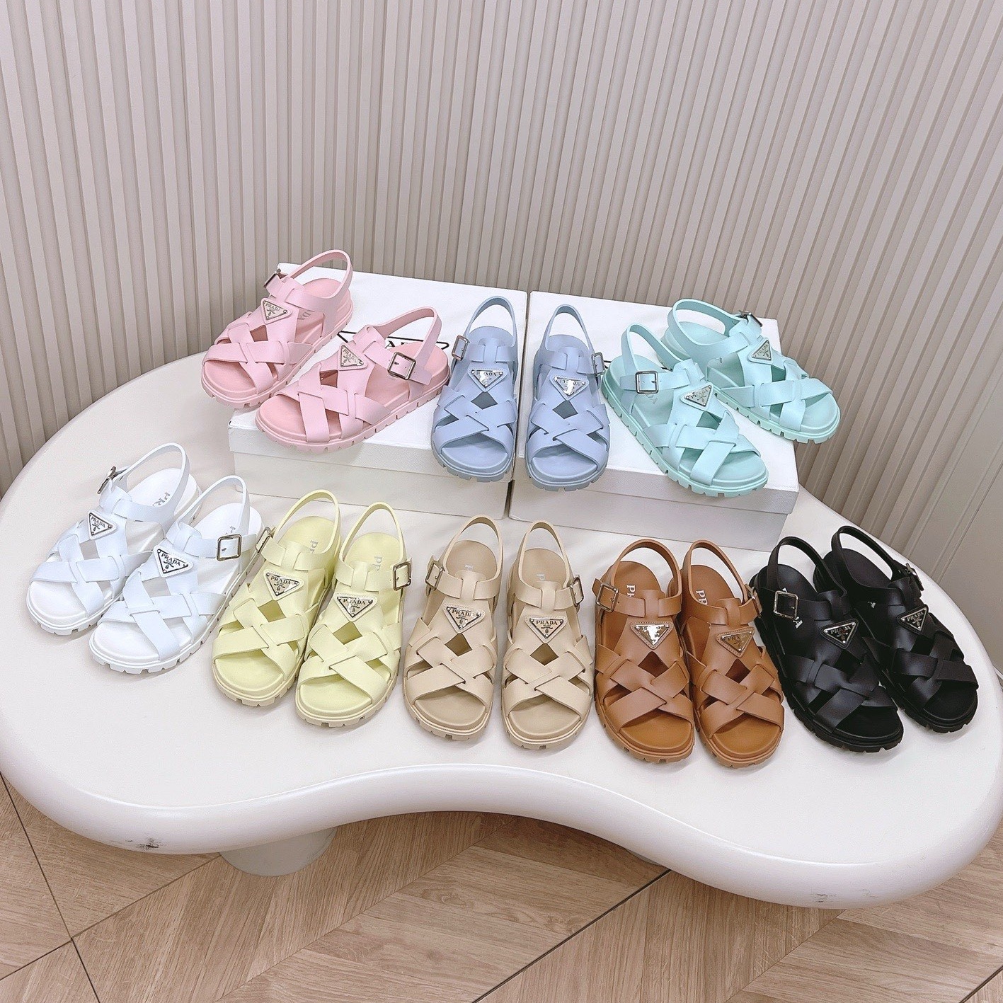 Prada Shoes Fashion Show Sandals