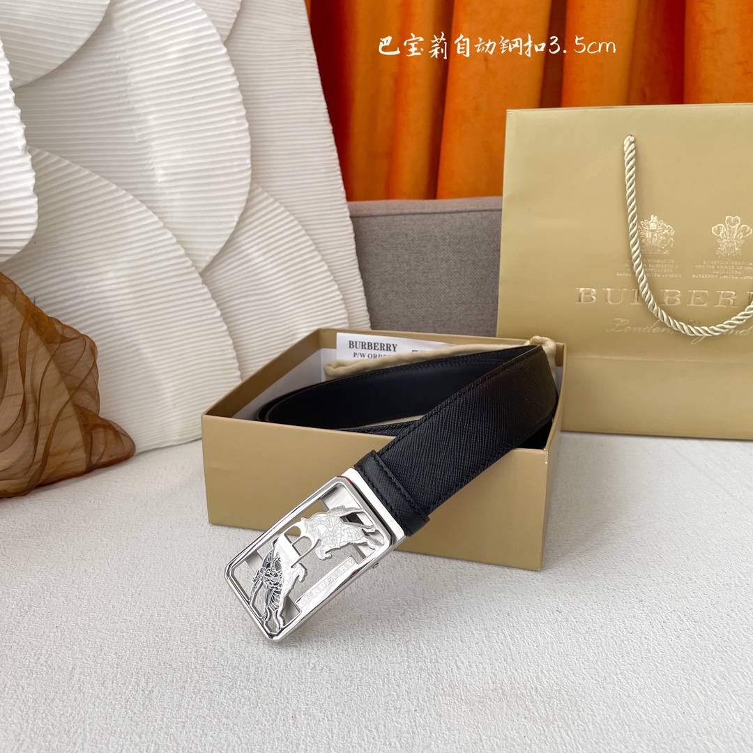 Burberry Leather Belts 1:1 Mirror Version