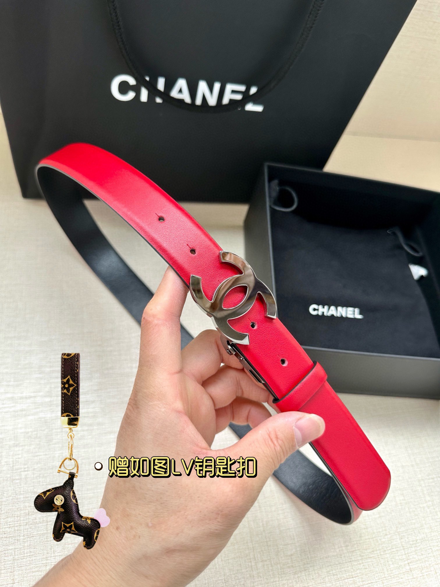 Chanel Leather Belts 1:1 Mirror Version