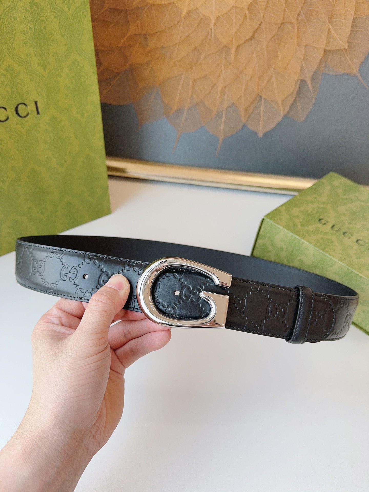 Gucci Leather Belts 1:1 Mirror Version