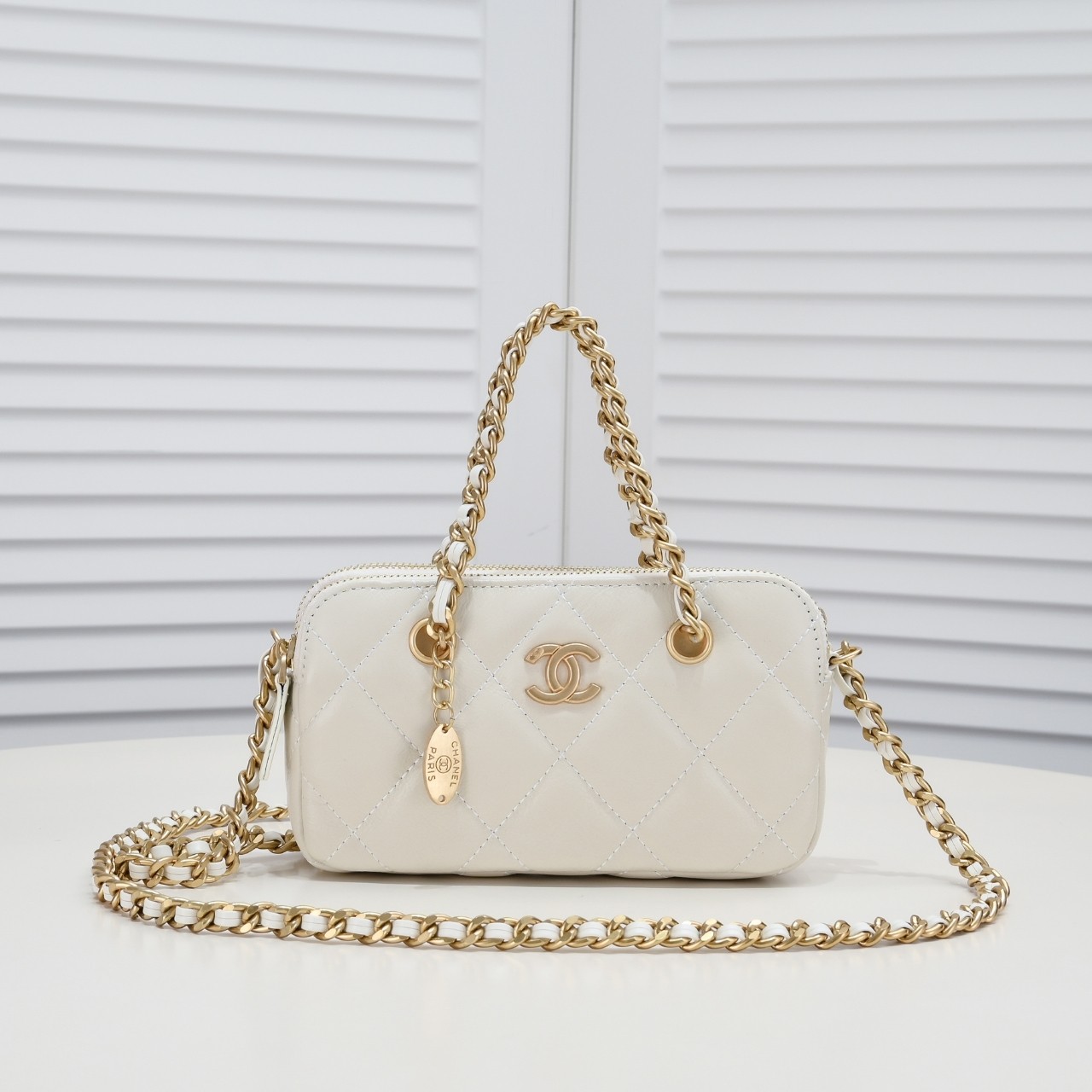 Chanel 23K Gold Coin Chain Bag Shoulder Bag Handbag