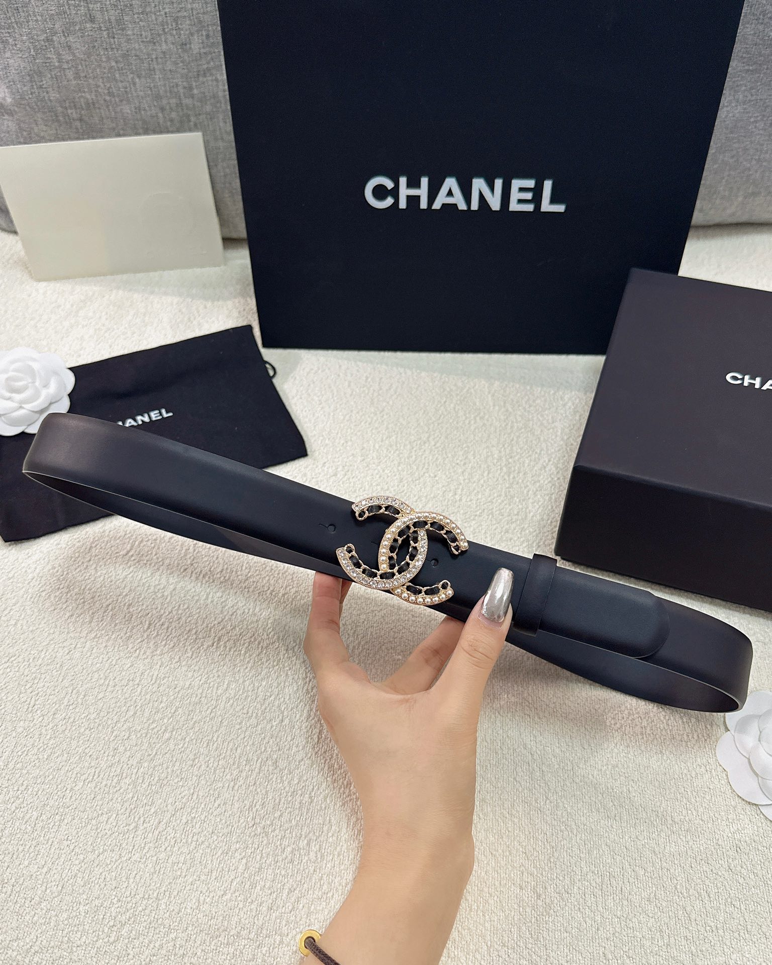 Chanel Leather Belts 1:1 Mirror Version