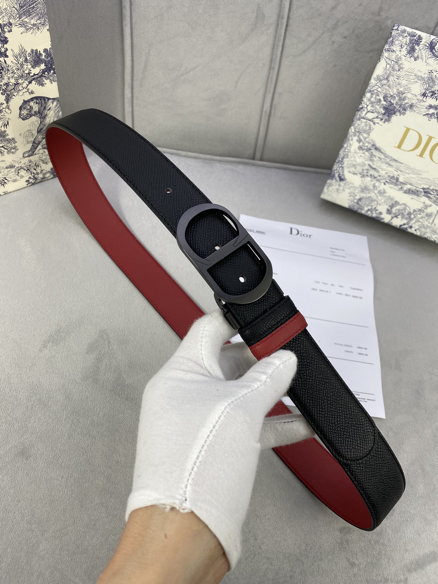 Dior Leather Belts 1:1 Mirror Version