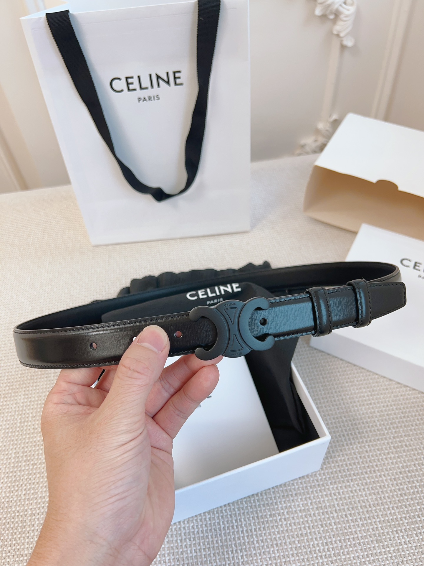 Celine Leather Belts 1:1 Mirror Version