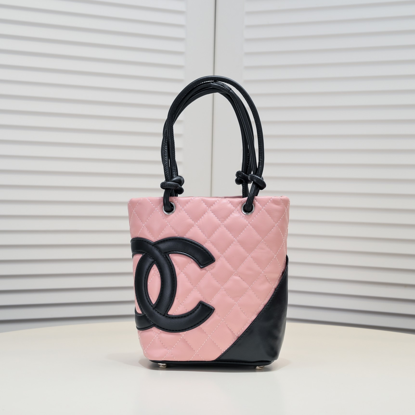 Chanel Ligne Cambon Mini Vintagep Shoulder Bag Handbag