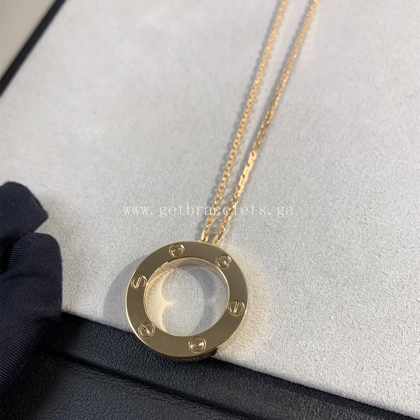 Cartier Love Necklace Rose Gold