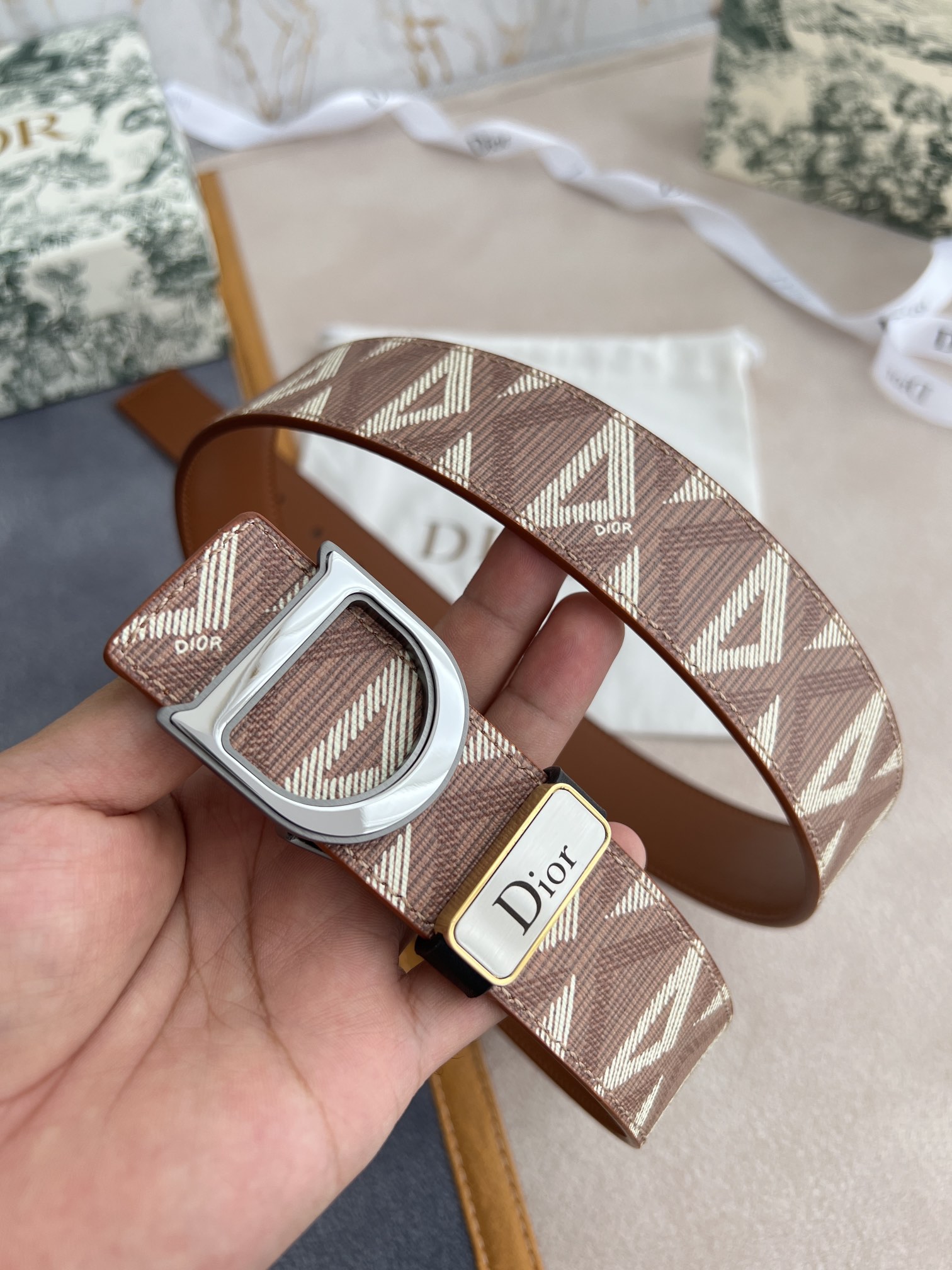 Dior Leather Belts 1:1 Mirror Version
