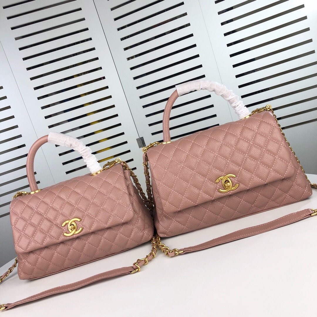 Chanel Pink Medium Shoulder Bag Handbag