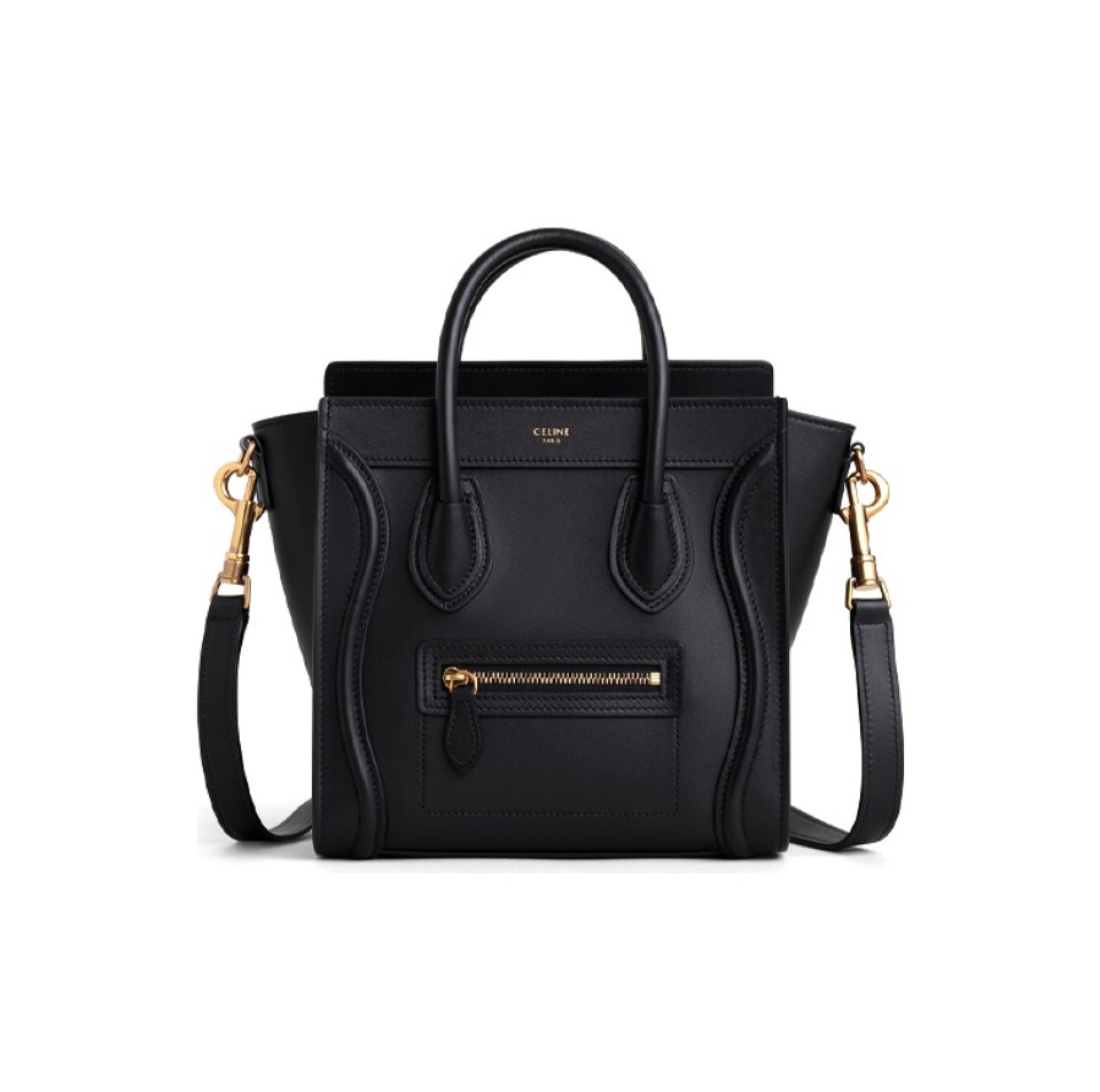 Celine Luggage Smiley leather handbag crossbody bag (Replica)