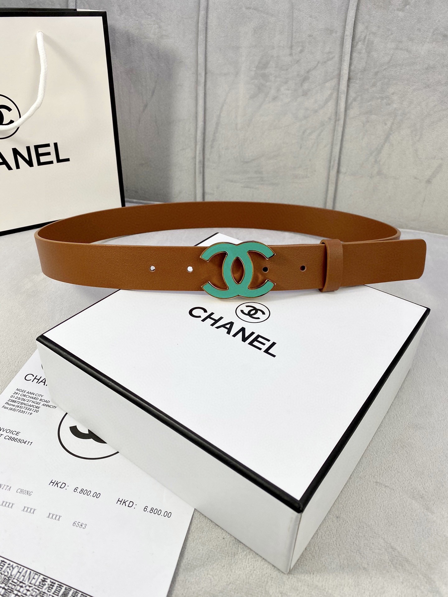 Chanel Leather Belts 1:1 Mirror Version