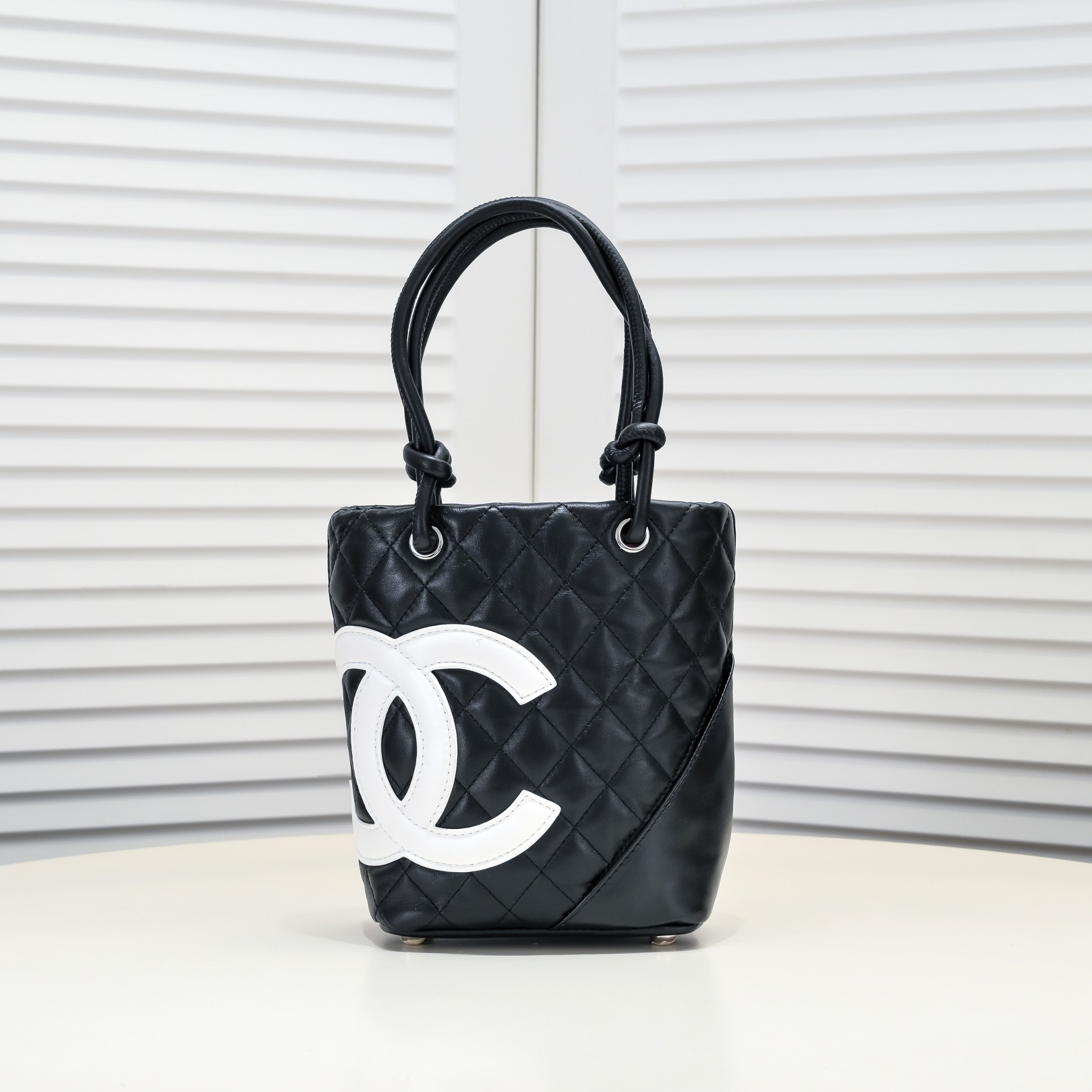 Chanel Ligne Cambon Mini Vintagep Shoulder Bag Handbag