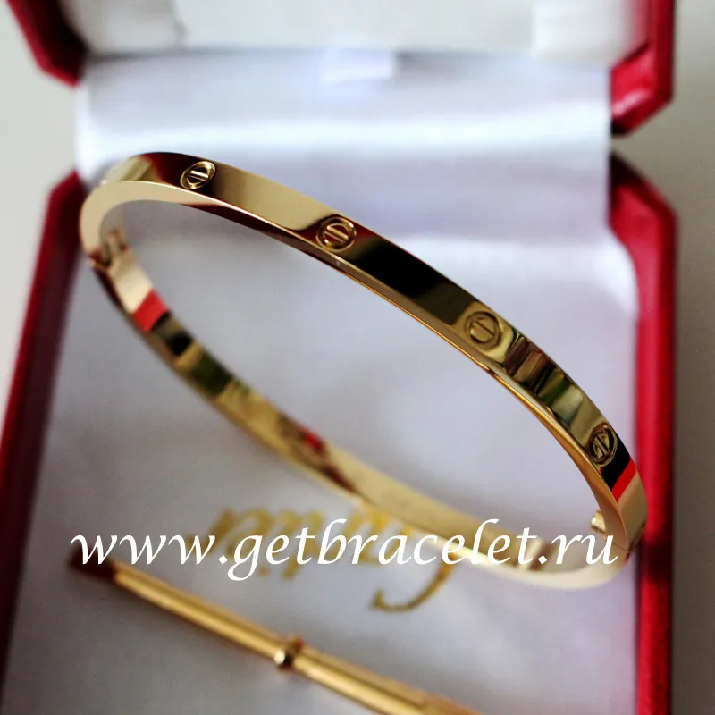 New Cartier Love Bracelet SM Yellow Gold B6047517