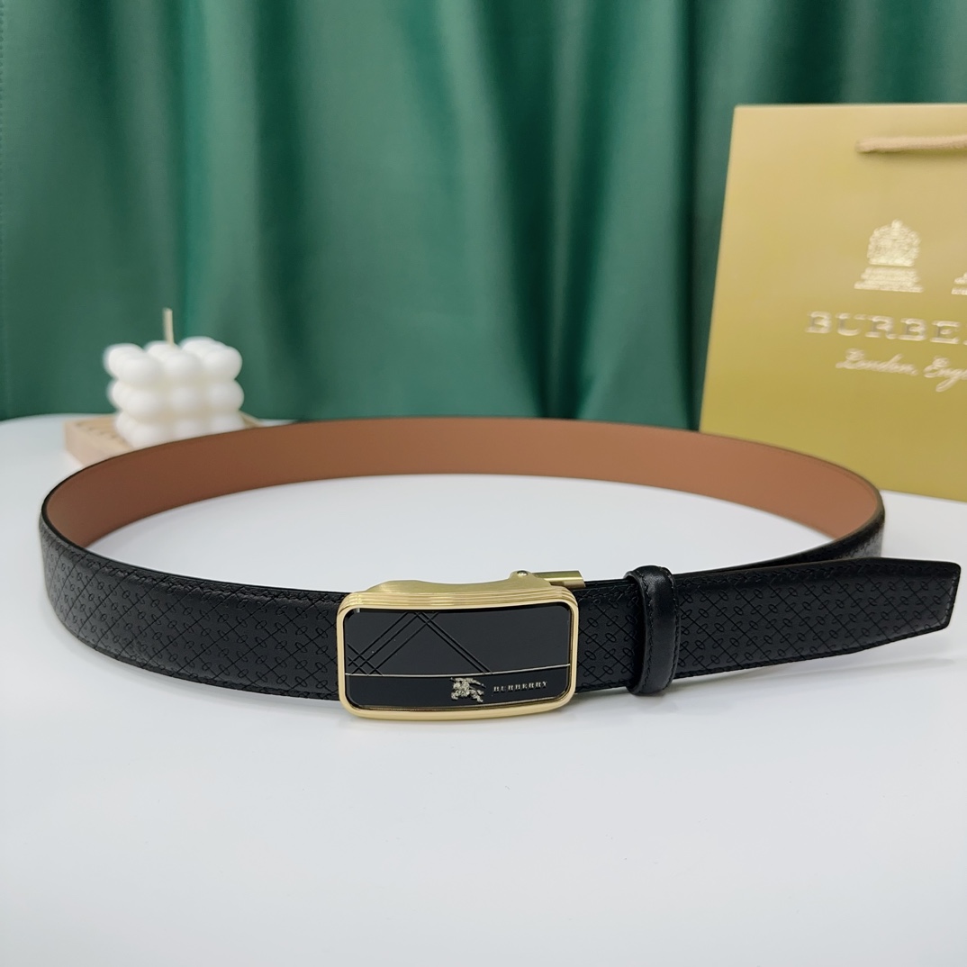 Burberry Leather Belts 1:1 Mirror Version